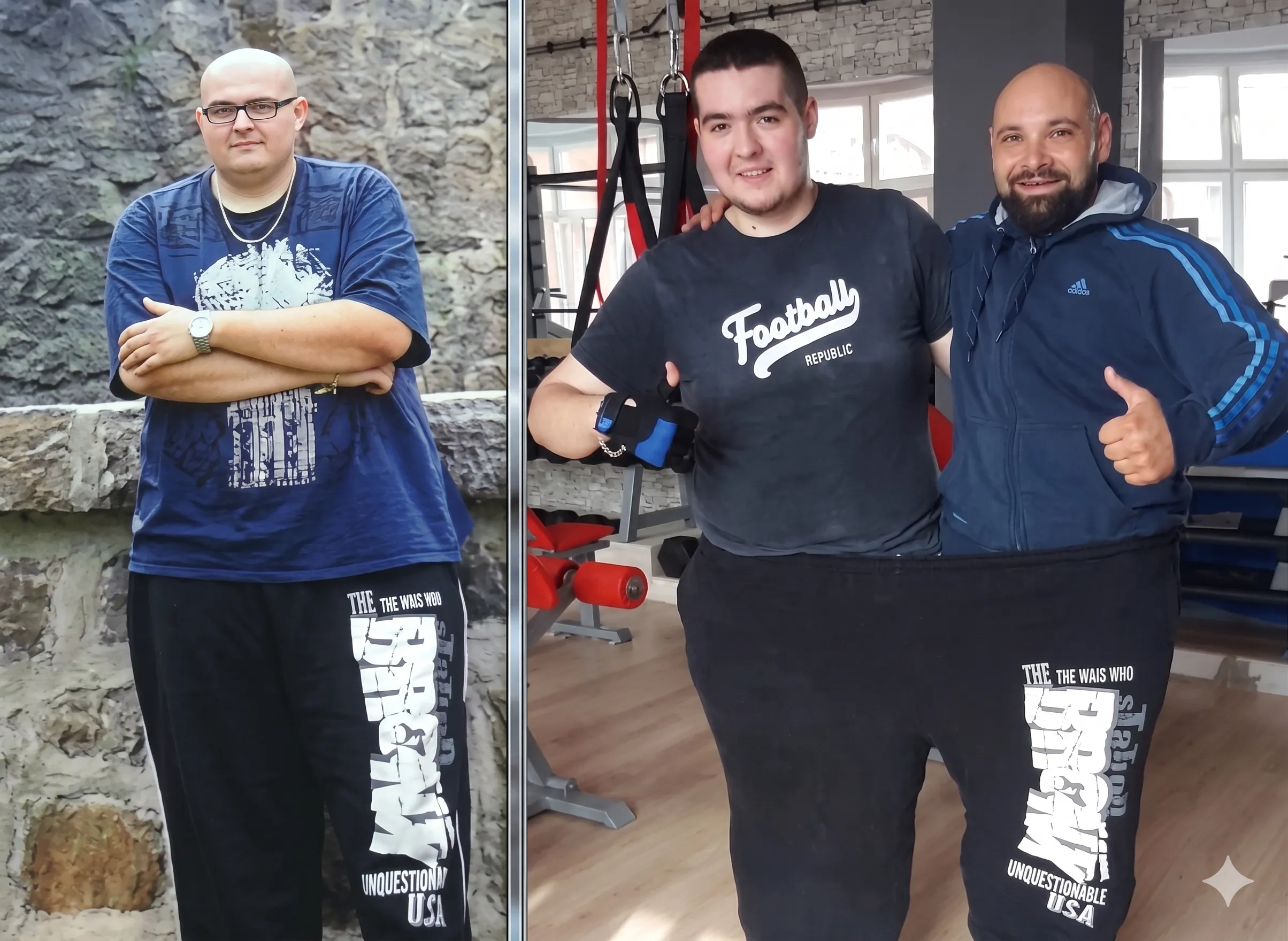 Metamorfoza mężczyzny trening personalny Wrocław